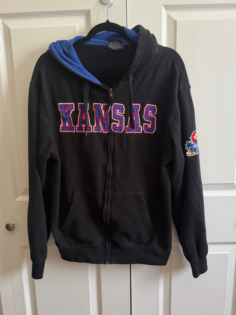Kansas University Campus Heritage Black Hoodie